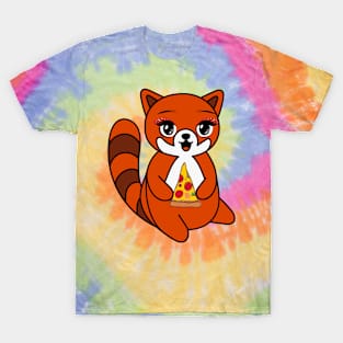 Red Panda Pizza T-Shirt